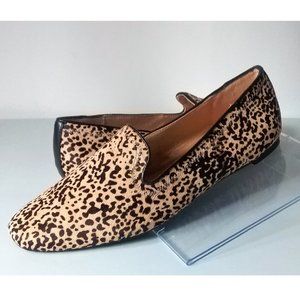Dr. Scholl's "Deltoro" Leopard Calf-Hair Loafer